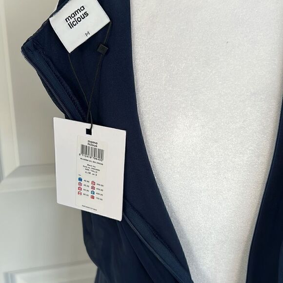 💫 💫 NWT HPX2 🌟 Mama - Licious, Navy Blue dress/sheer overlay,  “M” maternity 💫 💫 - Picture 7 of 7
